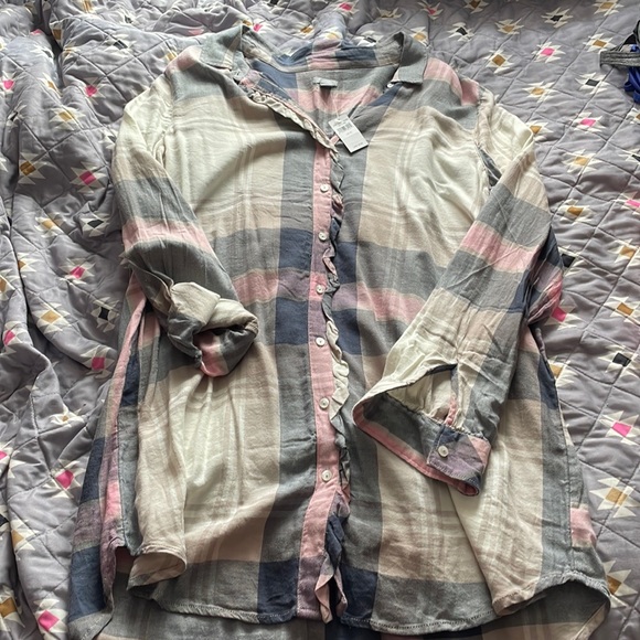 aerie Tops - Aerie Lightweight Flannel